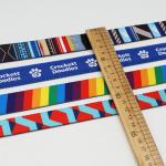 30mm Jacquard Leash Dog Collar Webbing Trim For Pets