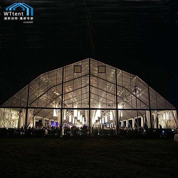 Buy cheap Transparent Modern Polygon Tent Flame Restardant Cover Long Service Life from wholesalers