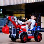 G.W. N.W 15KG/12KG LED Colorful Headlights 6v All-electric Construction Truck