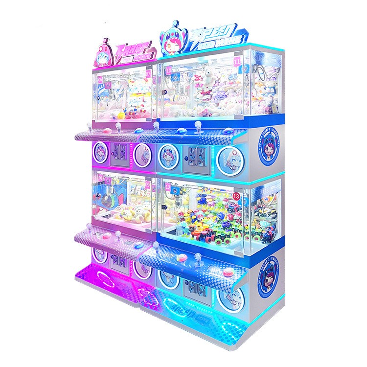 110V/220V/230V Voltage Custom 2-Layer 4-Player Coin-Operated Toy Grabber Claw Machine