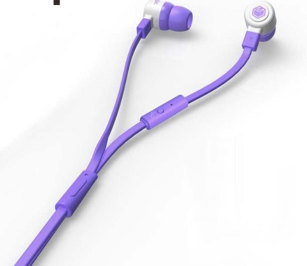 ABS Material Customized Promotional Gifts Hands Free Earphones With 3.5mm Connector