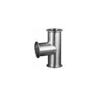 Buy cheap Polished 316 Stainless Steel Sanitary Pipe Fittings Tri Clamp Tee Equal / product