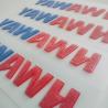 Buy cheap 3D Embossed Heat Transfer Silicone Label Customizable 3D Raised Logo from wholesalers