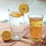 Customizable Glass Tea Coffee Mugs Embossed Frosted For Beer