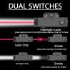 Buy cheap 650nm Red Airsoft Tactical Laser Waterproof 800 Lumens Flashlight from wholesalers