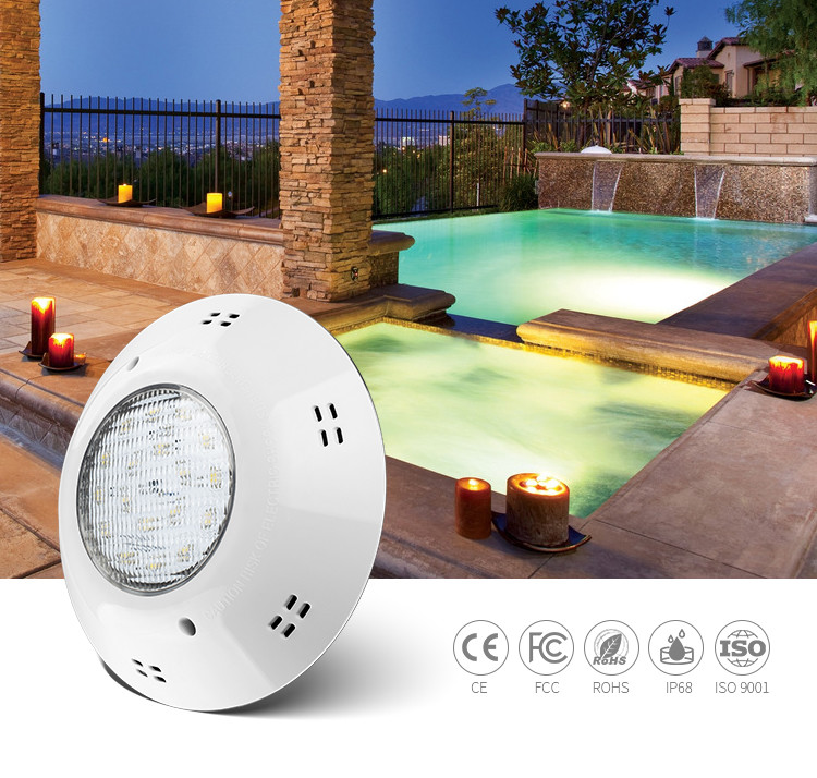 IP68 Color Logic Underwater 18X3W With Remote Control RGB Led Surface Mount Ceiling Lights