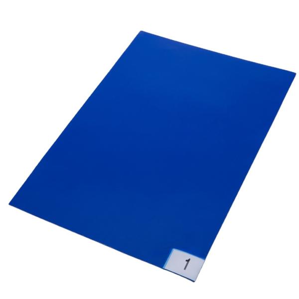 Buy cheap Entry Decontaminating Cleanroom Tacky Mats 60''X90'' Blue PE 30 Layers from wholesalers