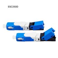 Buy cheap ESC250D SC UPC Fast Connector FTTH Fiber Optic Quick Connector product