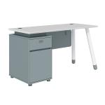 Mall Convertible Executive Office Desk For CEO Manager Wooden Workstation