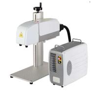 Buy cheap 3D 50W Fiber Laser Marker Machine For Stainless Steel Metal Curved Surface product