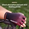 Buy cheap Women Men Road Cycling Gloves Half Finger Breathable Polyester Material from wholesalers