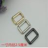 Buy cheap Supply all kinds of size zinc alloy light gold square ring buckle for handbag from wholesalers
