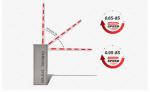Servo Motor SS304 Road Barrier Gate Auto Remote Control Traffic Barrier Gate
