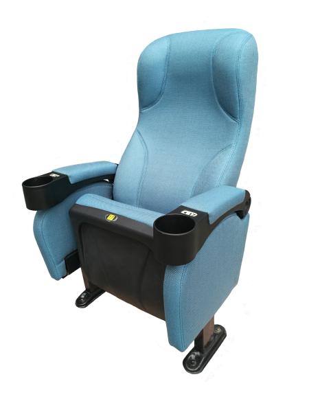 Buy cheap Front Row Movie Theater Seats , Plastic Theater Seating Furniture Floor Mounted from wholesalers