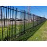 Buy cheap 1.5m Steel Tubular Fencing Security High Bow Top Powder Coated Railings from wholesalers