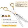 Buy cheap 7 Inch Screw Adjustable Puppy Pet Grooming Products Curved Blending Scissors from wholesalers