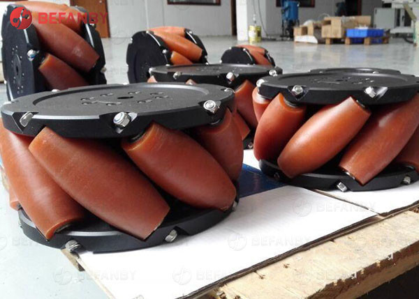 300kg-600kg Load 203mm Industrial Mecanum Wheels