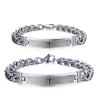 Buy cheap Stainless Steel Couple Bracelets Jewelry, Charm Faith Love Hope Bracelet, Scripture engraving bracelet from wholesalers