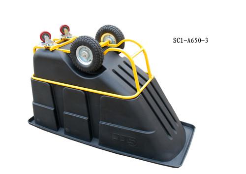 Buy cheap 650Litre Black Rotational Molded Heavy Duty Tilt Trucks from wholesalers
