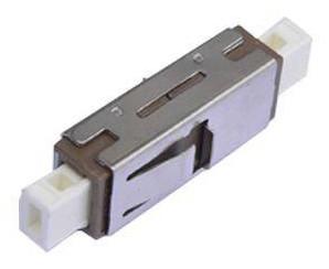Buy cheap OM4 SC Pink 50μm High precision dimension Fiber Optic Adapter with flange from wholesalers