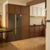 Buy cheap Antique Frame-line Door Panel Solid Wood Veneer Kitchen Cabinet For Project Builder from wholesalers