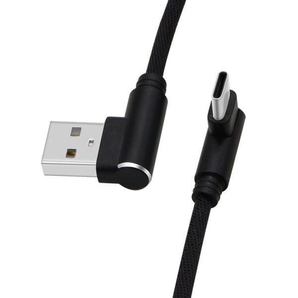 Buy cheap 2.4A Fast Charge Mobile Phone Cables 1m Fiber Material Bent Adapter Game Partner from wholesalers