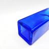 Buy cheap 280ml Capacity Gradual Change Blue Square Glass Wine Bottle with Alumina Screw Cap from wholesalers