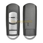 Buy cheap Mazda 4 Buttons Smart Key Shell with Emergency Key Insert from wholesalers