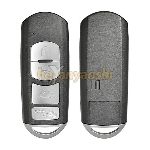 Buy cheap Mazda 4 Buttons Smart Key Shell with Emergency Key Insert from wholesalers
