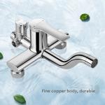 Three Function Bath Shower Mixer Set Copper Alloy Adjustable Descaling Shower