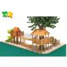 Buy cheap Customized Wooden Playground Slide , Childrens White Wooden Slide Pe Board from wholesalers