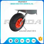 Buy cheap Light Duty Small Size Pneumatic Swivel Wheels 25% Rubber Contain For Wheelbarrow from wholesalers