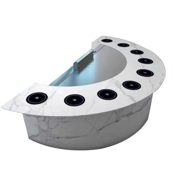 Buy cheap Fast Food Application Gas / Electric / Induction Teppanyaki Grill Table from wholesalers