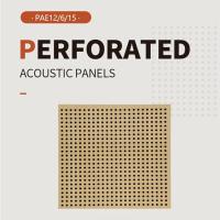 Buy cheap Timber Veneer Perforated Acoustic Wood Panels For Auditorium Sound Absorption 0 product