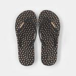 Non Slip Urban Beach Flip Flops , Glitter Spot Lady Flip Flop