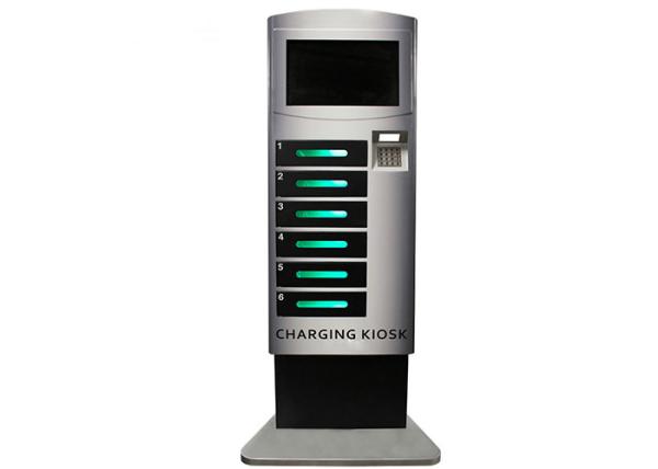 Floor Standing I5 8G LCD Digital Signage 36pcs 48pcs Phone Charging Station