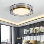 LED Ceiling Light All Copper Living Room Light Nordic Simple Room Round gold