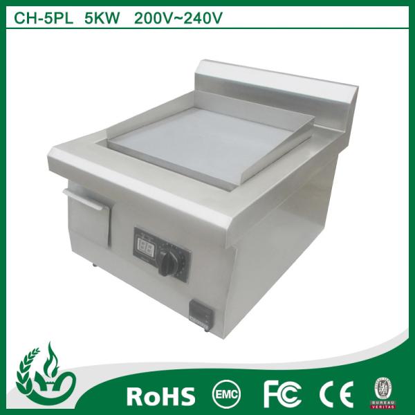 Buy cheap High Efficiency Electric Induction Griddle , Induction Pancake Griddle 220v from wholesalers