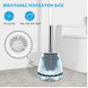 Buy cheap 6.7*6.7*7.3 Toilet Brush Holder Set With Tweezers Cleaning 10.9 Ounces from wholesalers