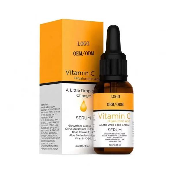 Buy cheap OEM Vitamin C Serum Hyaluronic Acid Liquid Formula Natural Skin Lightening Nourishing Brightening for Face Body from wholesalers