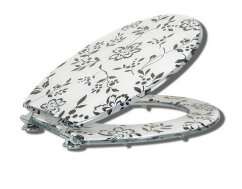 Buy cheap flower design polyresin toilet seat,18'european size,sanitary toilet seat cover from wholesalers