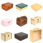 Acacia Wood Recipe Box with Divider Tabs Bamboo Kitchen Storage with Love Style