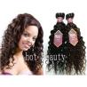 Buy cheap Custom Long Ear To Ear Frontal Brown , Indian Lady Curly Lace Wig Human Hair from wholesalers
