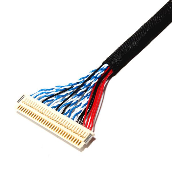 Buy cheap Hirose Df19 Lvds Cable Assembly 30 Pin Lvds Wire Harness Lvds Display Connector from wholesalers