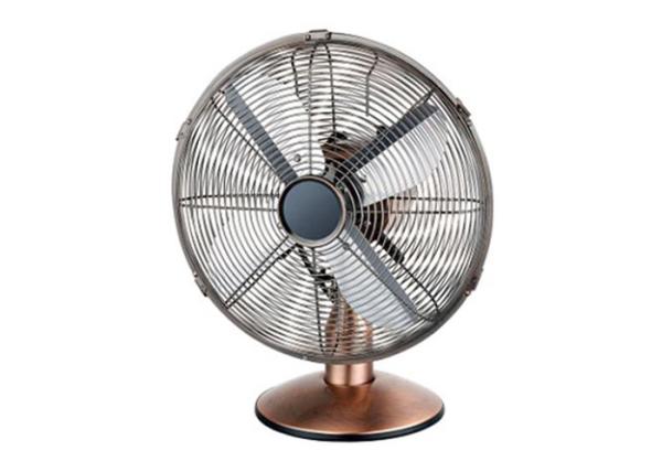Buy cheap Strong Wind 30cm Metal Tabletop Fan , 45W Oil Rubbed Bronze Floor Standing Fan from wholesalers