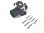 Polyamide Brass 7 Pin Round Trailer Plug Heavy Duty 7 Pin Trailer Plug