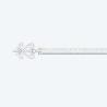 Buy cheap Single And Double 28mm White Iron Curtain Rod Windows Accessories from wholesalers