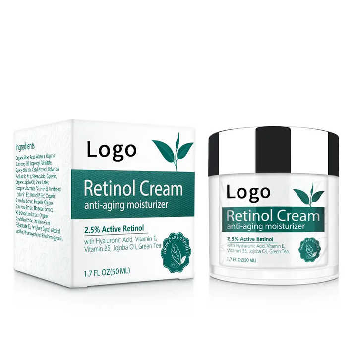OEM Anti-Aging Facial Cream for Skin Care Collagen Infused Retinol Whitening Anti-Wrinkles Brightening and Moisturizing