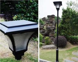 Buy cheap Courtyard Outdoor LED Garden Pole Lights lawn 450mmx390mm E27 Replaceable from wholesalers