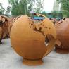 Buy cheap 36 Inch Earth Corten Steel Fire Globe Wood Burning Metal Sphere Fire Pit from wholesalers